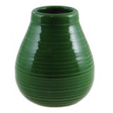 Mate rustico ceramic green